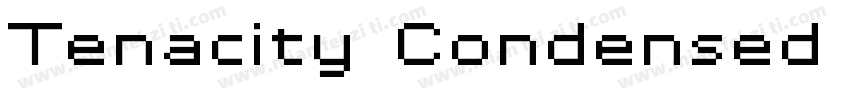 Tenacity Condensed Regular字体转换